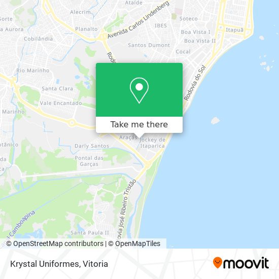 Krystal Uniformes map