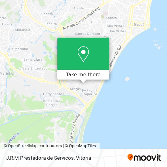 J.R.M Prestadora de Servicos map