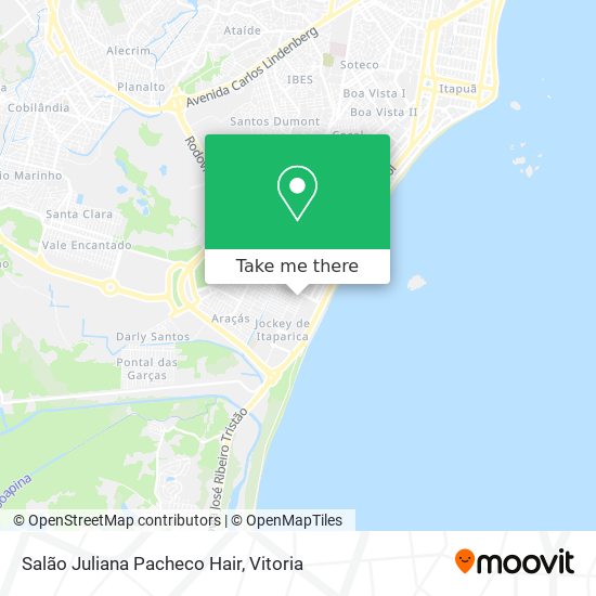 Salão Juliana Pacheco Hair map