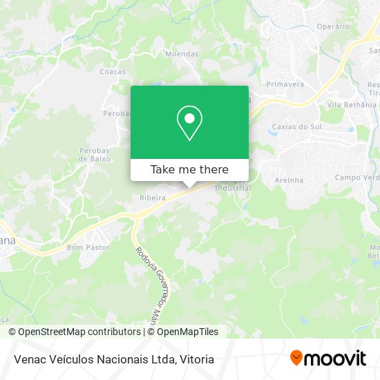 Venac Veículos Nacionais Ltda map