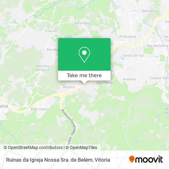 Ruínas da Igreja Nossa Sra. de Belém map