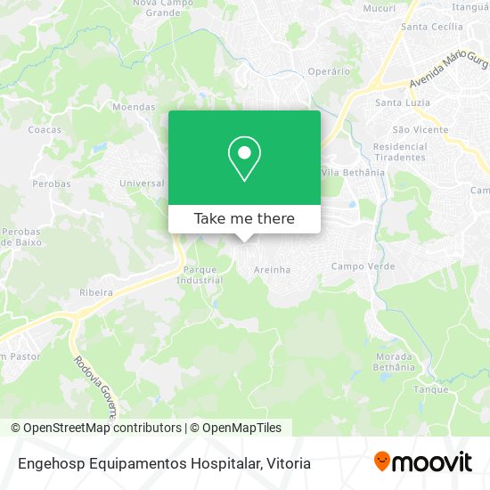 Engehosp Equipamentos Hospitalar map