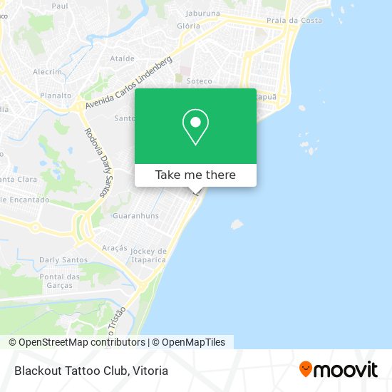 Blackout Tattoo Club map