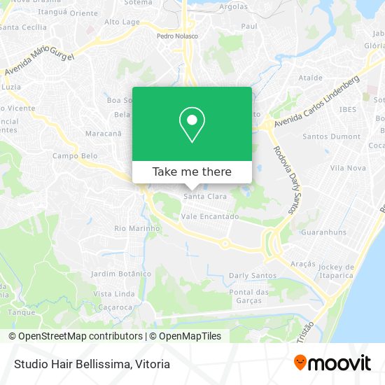 Studio Hair Bellissima map