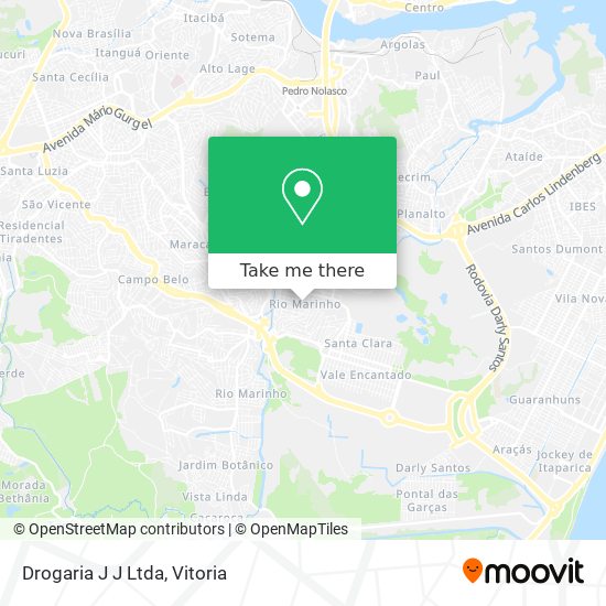 Drogaria J J Ltda map