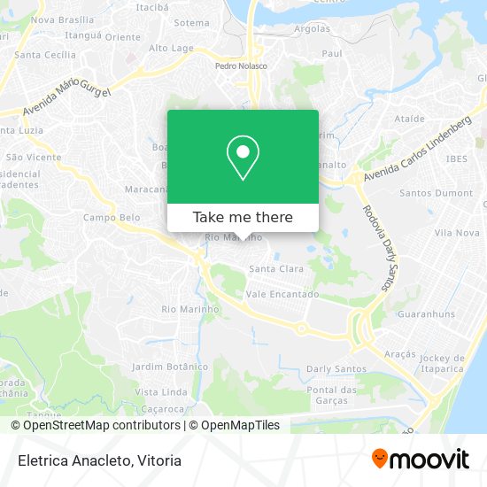 Eletrica Anacleto map