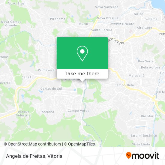 Angela de Freitas map