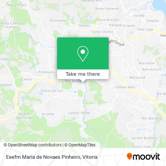 Eeefm Maria de Novaes Pinheiro map