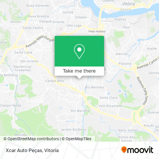 Xcar Auto Peças map