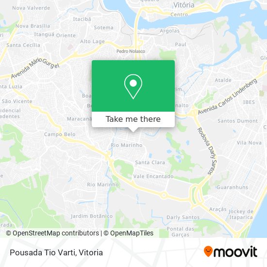 Pousada Tio Varti map