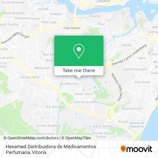 Hexamed Distribuidora de Medicamentos Perfumaria map
