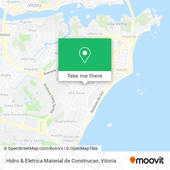 Hidro & Eletrica Material de Construcao map