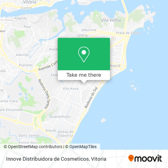 Innove Distribuidora de Cosmeticos map