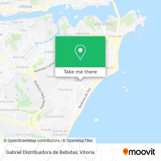 Gabriel Distribuidora de Bebidas map