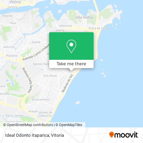 Ideal Odonto Itaparica map