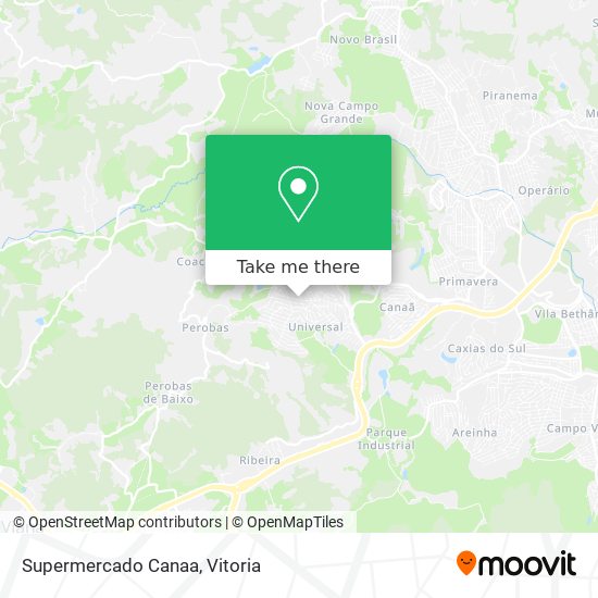 Supermercado Canaa map