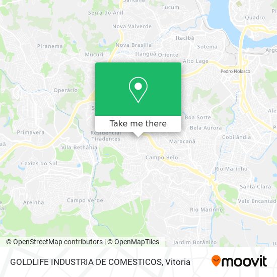 GOLDLIFE INDUSTRIA DE COMESTICOS map