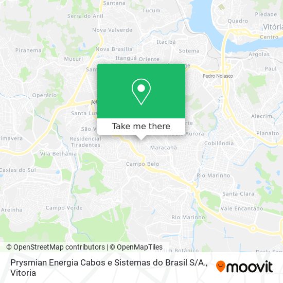 Prysmian Energia Cabos e Sistemas do Brasil S / A. map
