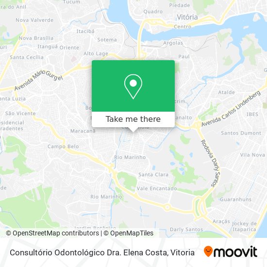 Consultório Odontológico Dra. Elena Costa map