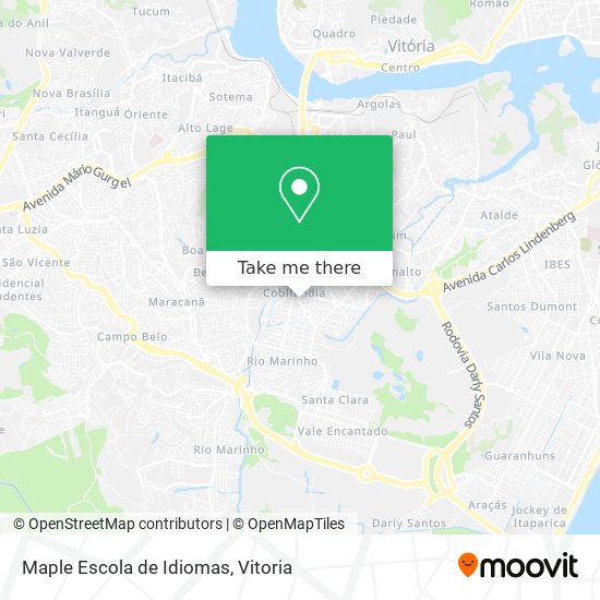 Maple Escola de Idiomas map