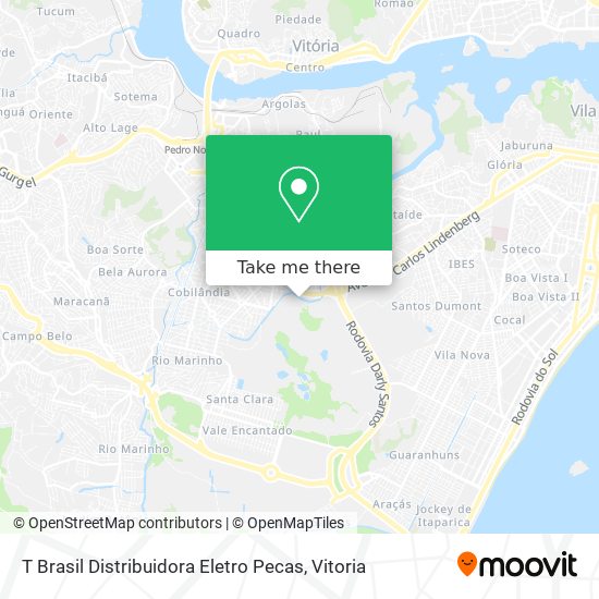 Mapa T Brasil Distribuidora Eletro Pecas