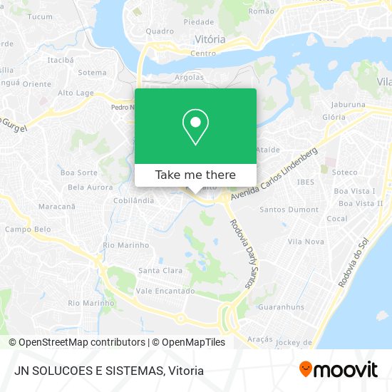 JN SOLUCOES E SISTEMAS map
