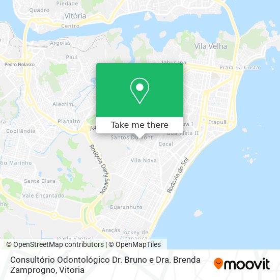 Consultório Odontológico Dr. Bruno e Dra. Brenda Zamprogno map