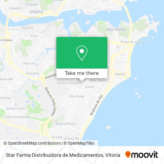 Star Farma Distribuidora de Medicamentos map