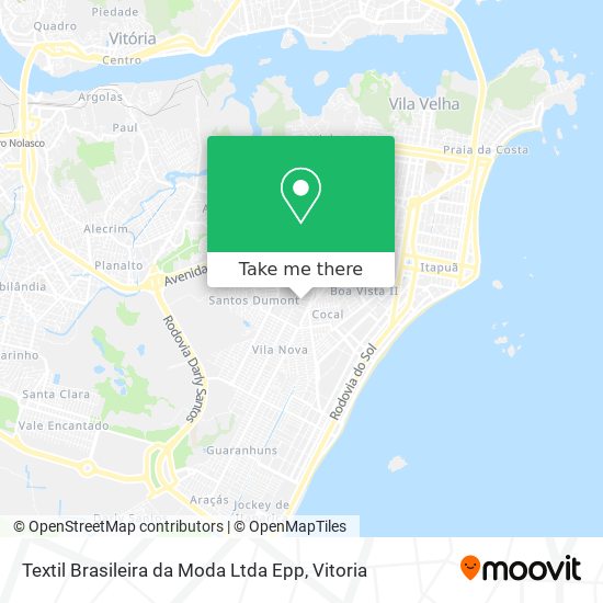 Textil Brasileira da Moda Ltda Epp map