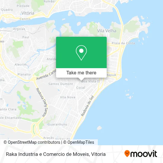 Raka Industria e Comercio de Moveis map