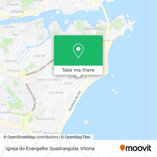 Igreja do Evangelho Quadrangular map