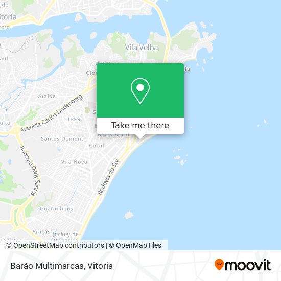 Barão Multimarcas map
