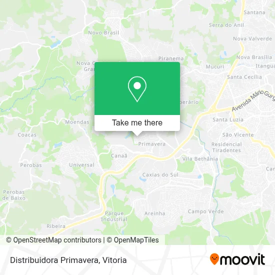 Distribuidora Primavera map
