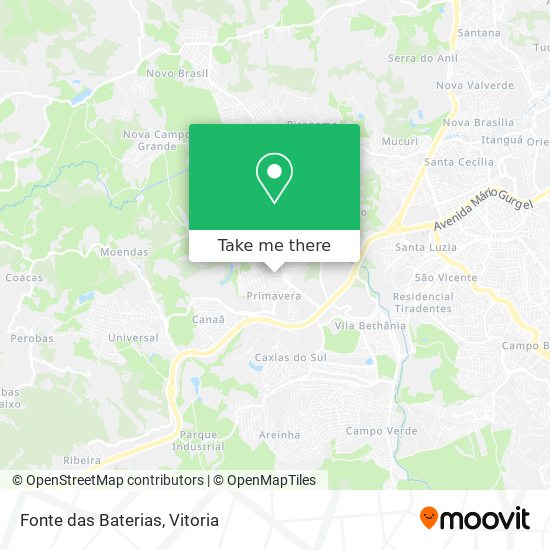 Fonte das Baterias map