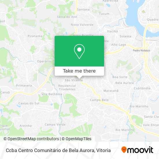 Ccba Centro Comunitário de Bela Aurora map