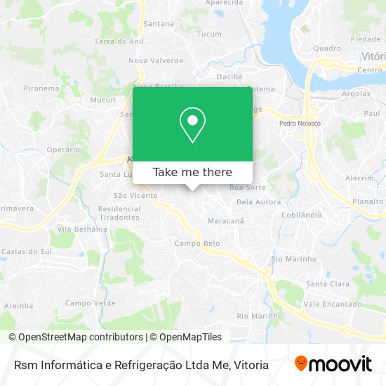 Rsm Informática e Refrigeração Ltda Me map
