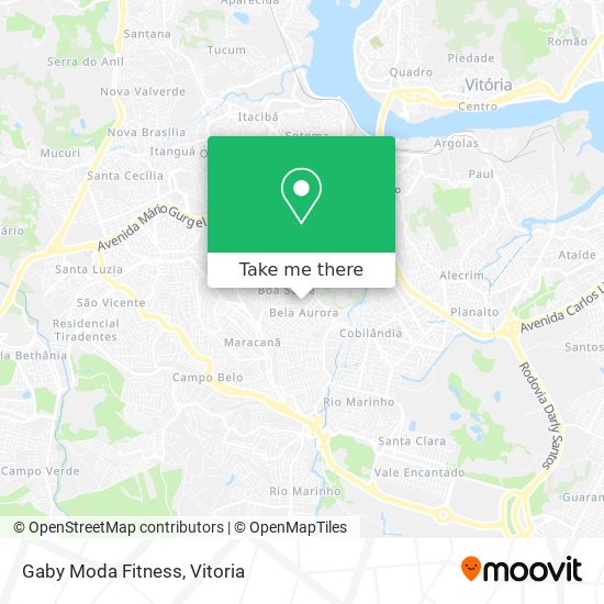 Gaby Moda Fitness map