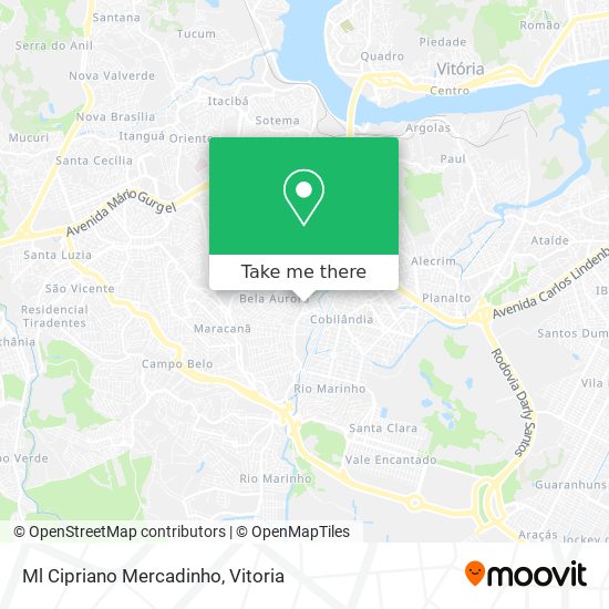 Ml Cipriano Mercadinho map