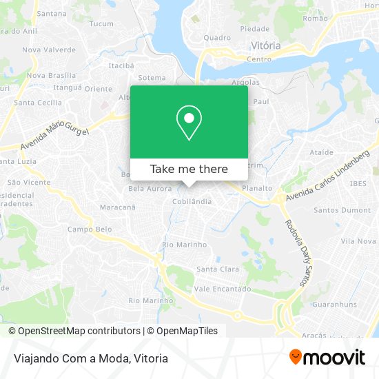 Viajando Com a Moda map