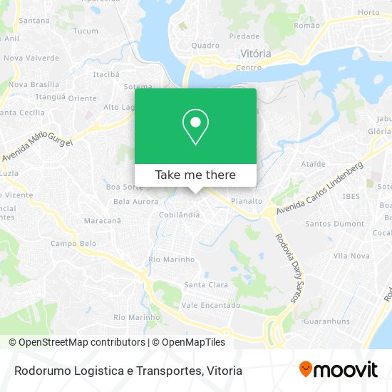 Rodorumo Logistica e Transportes map