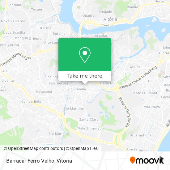 Barracar Ferro Velho map