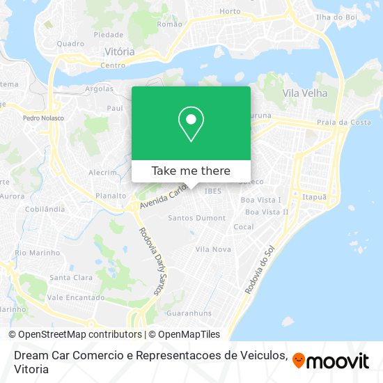 Dream Car Comercio e Representacoes de Veiculos map
