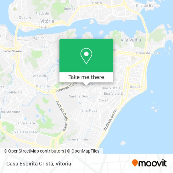 Casa Espírita Cristã map