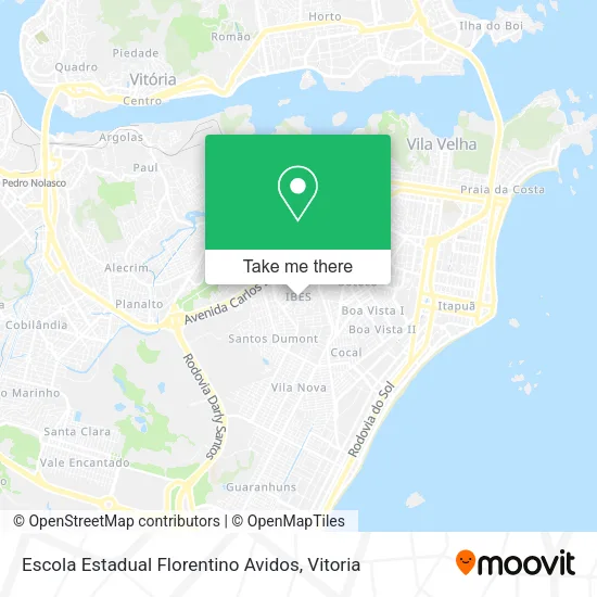 Escola Estadual Florentino Avidos map