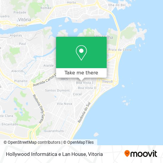 Hollywood Informática e Lan House map