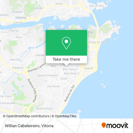 Willian Cabeleireiro map