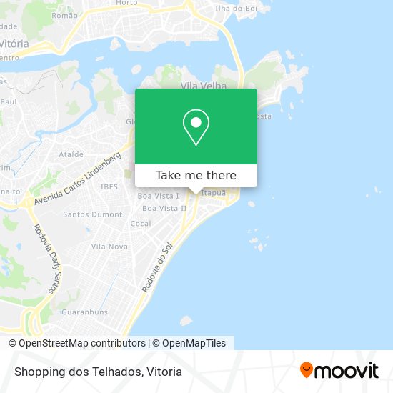 Mapa Shopping dos Telhados