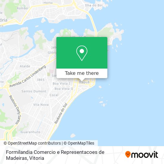 Mapa Formilandia Comercio e Representacoes de Madeiras