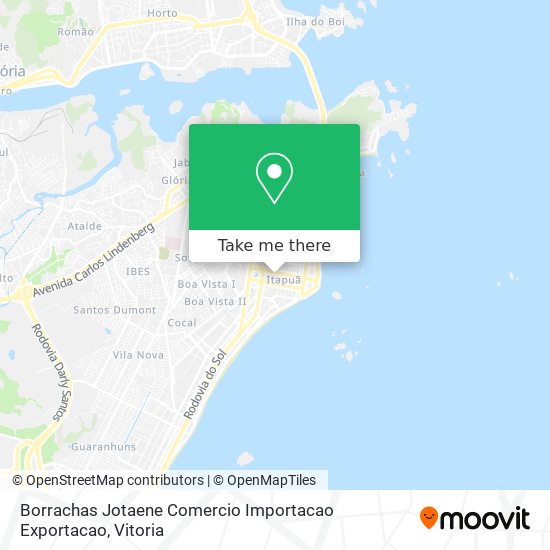 Mapa Borrachas Jotaene Comercio Importacao Exportacao