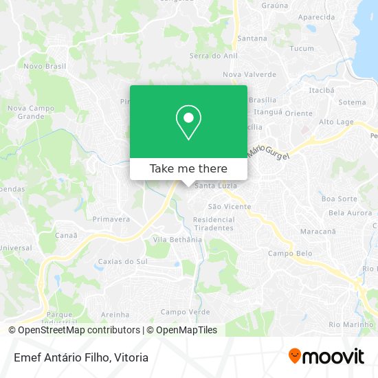 Emef Antário Filho map